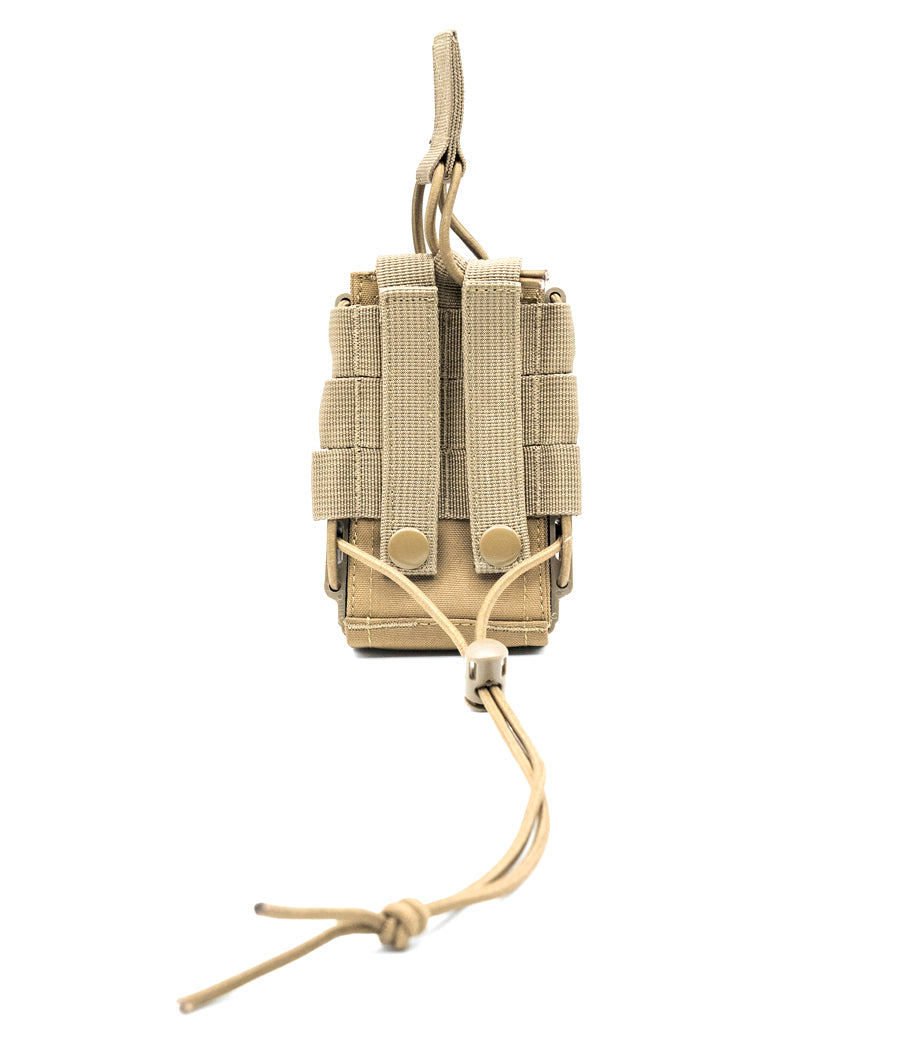 Rapid Access Single AR .223/5.56 & 7.62 Open Top Molle Mag Pouch -