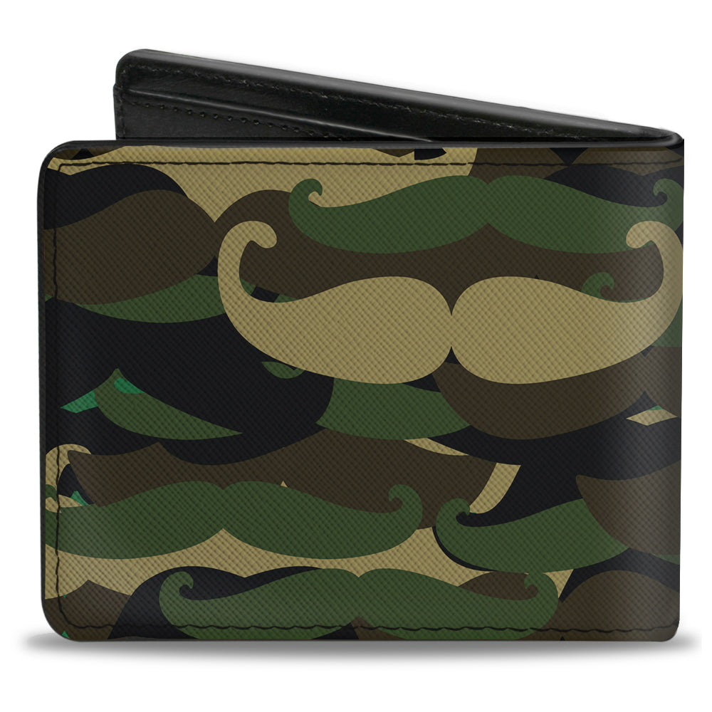 Bi-Fold Wallet - Camo'stache