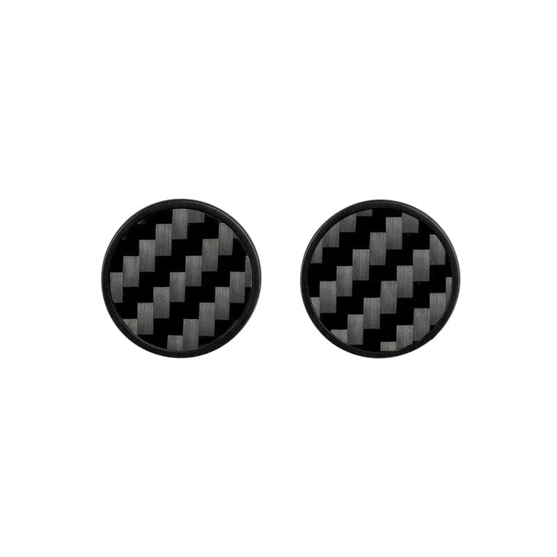 Real Carbon Fiber Cufflinks