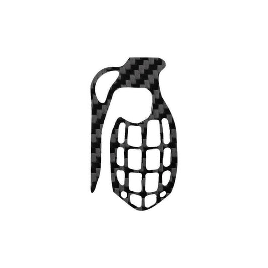 Real Carbon Fiber Grenade Shaped Key Holder