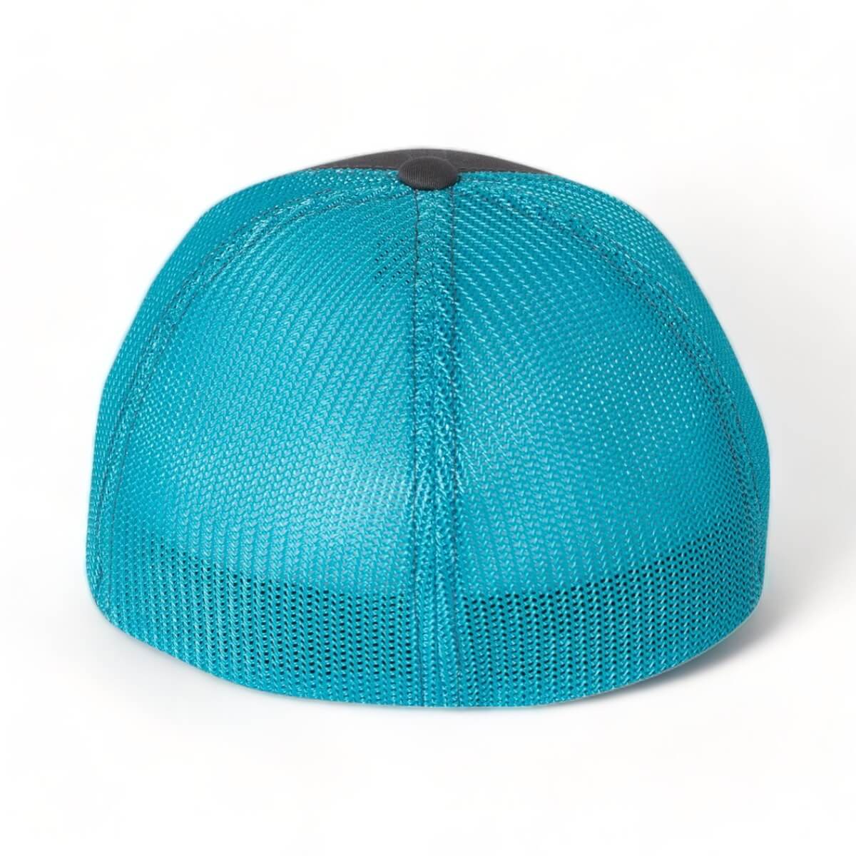 Real Man Blue Mesh Fitted Trucker Hat