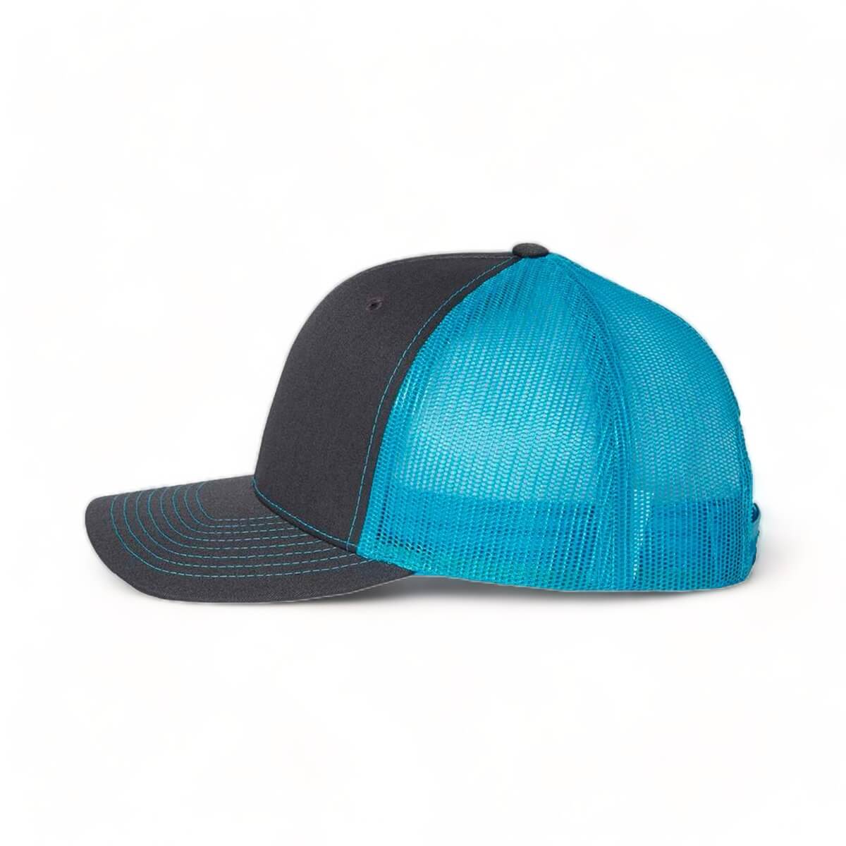 Real Man Blue Mesh Snapback Trucker Hat