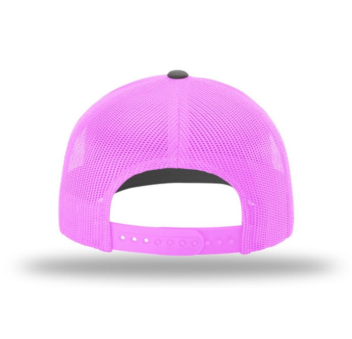 Real Man Pink Mesh Snapback Trucker Hat