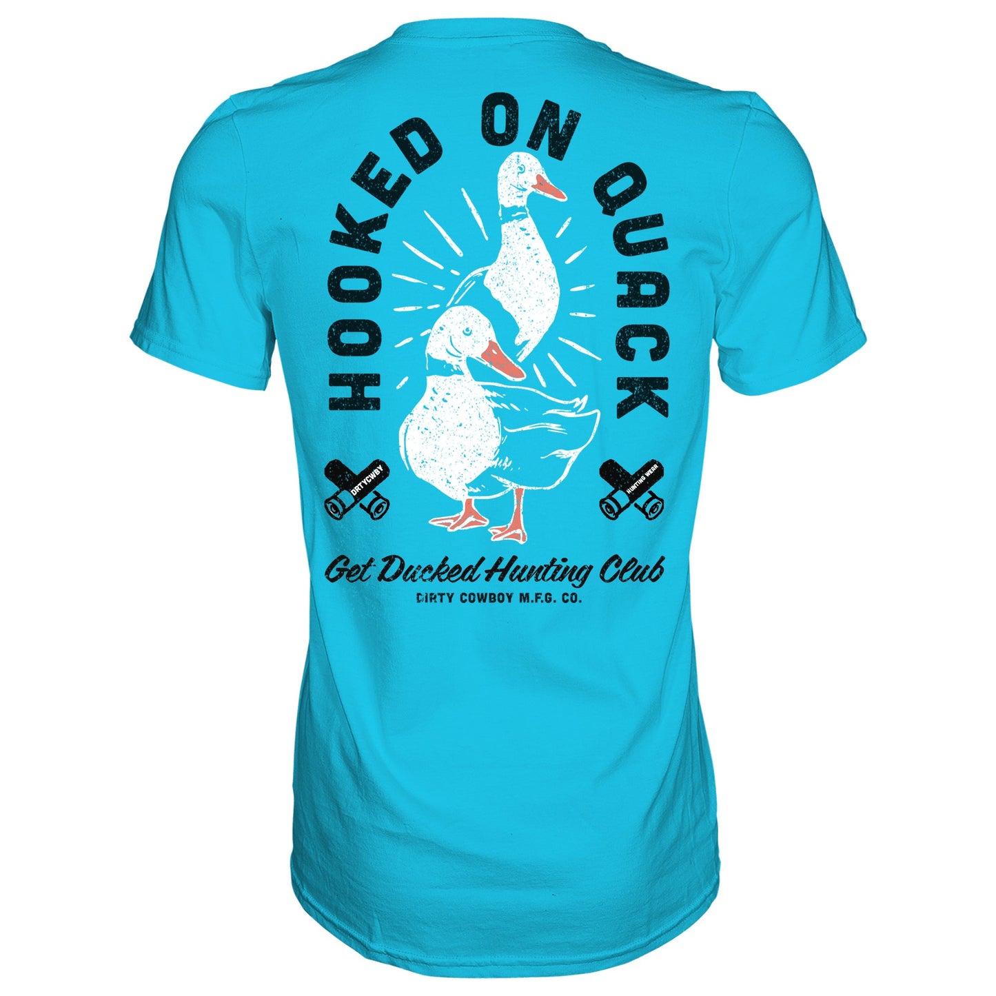 HOOKED ON QUACK HUNTER 'Get Ducked' Men's T-Shirt