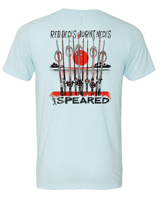 Red Decks, Burnt Necks Spearfishing T-Shirt: Mens