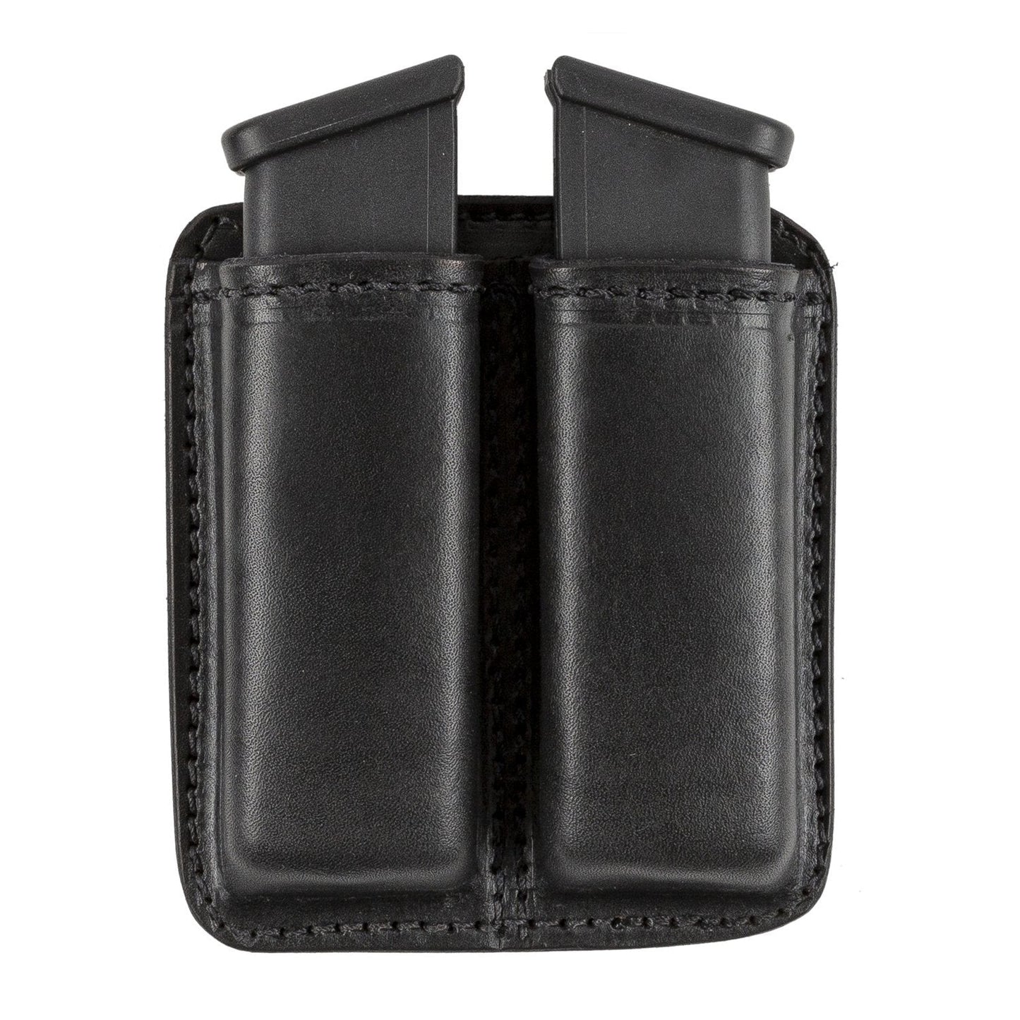 Leather 2 Magazine Holder | Made In USA | Lifetime Warranty | Fits virtually any 9mm, .40, .45 or .380 Pistol Mag | Single or Double Stack | IWB or OWB