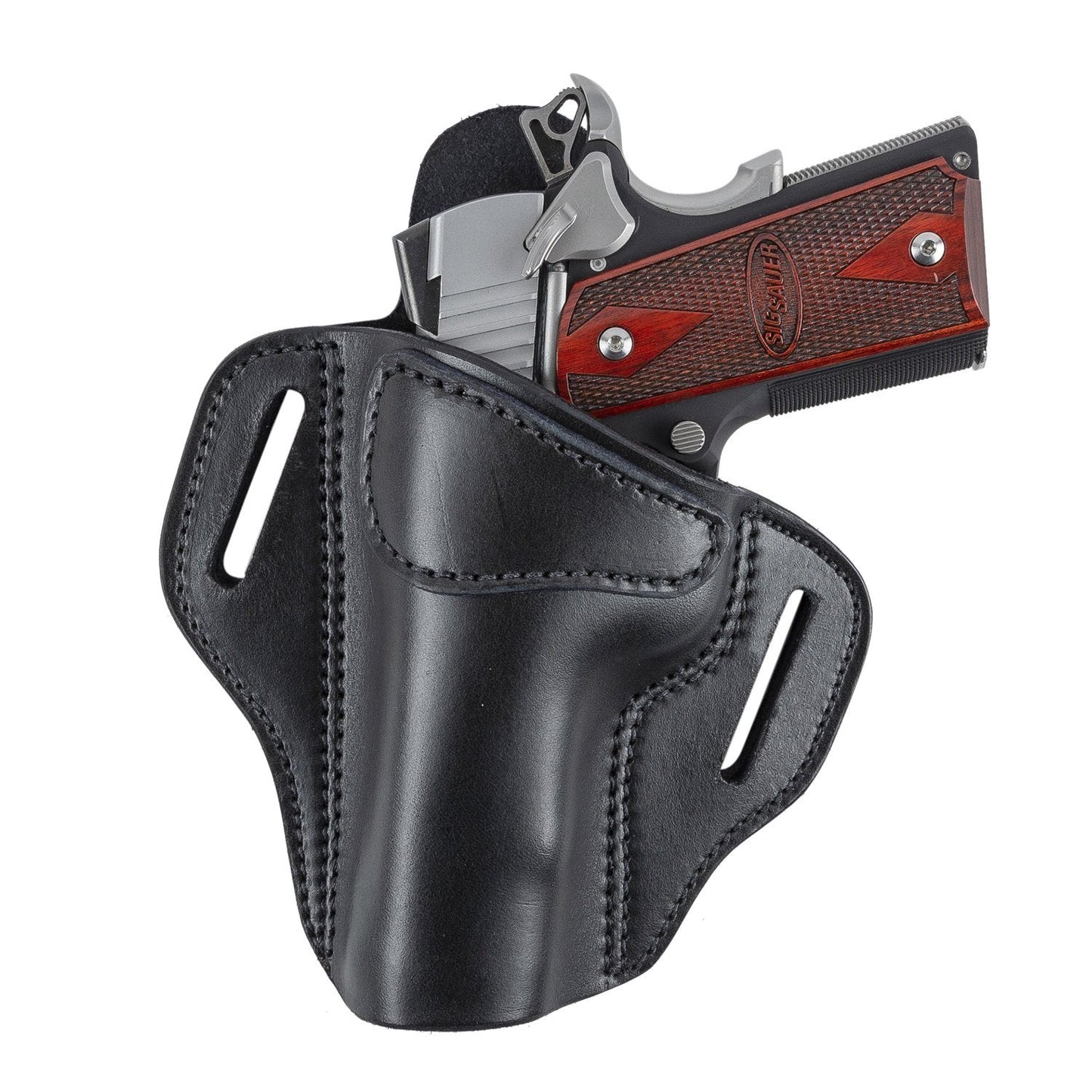 Ultimate Leather Holster 2 Slot OWB | Made in USA | Lifetime Warranty | Fits most 1911 Style Handguns