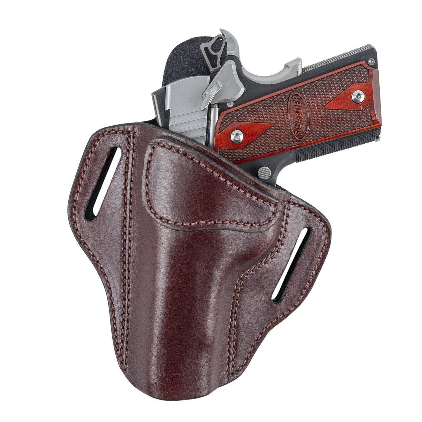 Ultimate Leather Holster 2 Slot OWB | Made in USA | Lifetime Warranty | Fits most 1911 Style Handguns