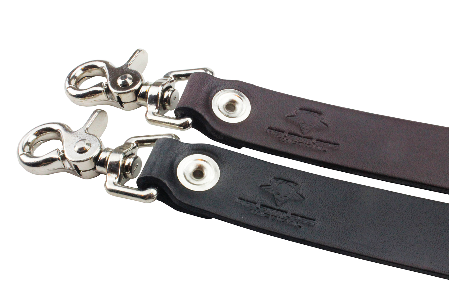 Leather Valet Keychain | Made in USA of Full Grain Leather | Quick Detach | Leather Belt Keeper