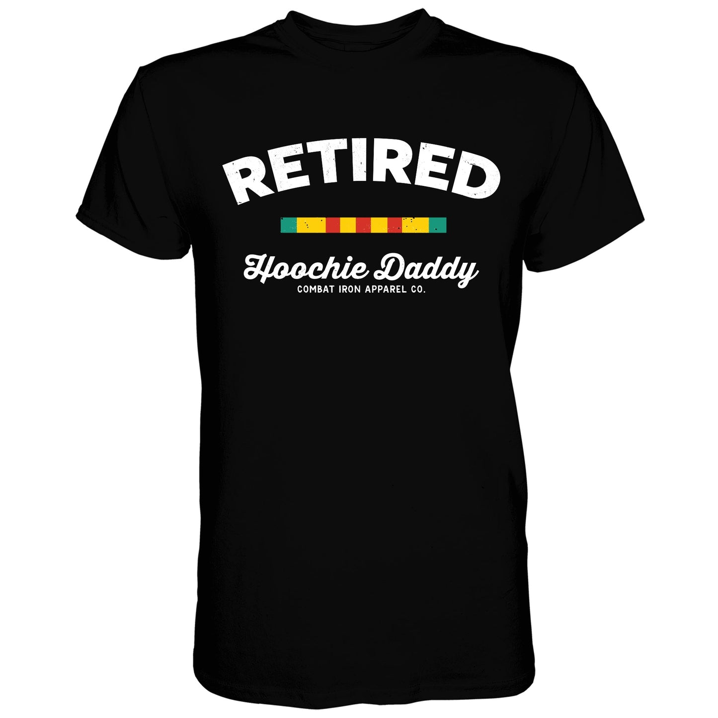 Retired Hoochie Daddy Veteran Ribbons Men's T-Shirt