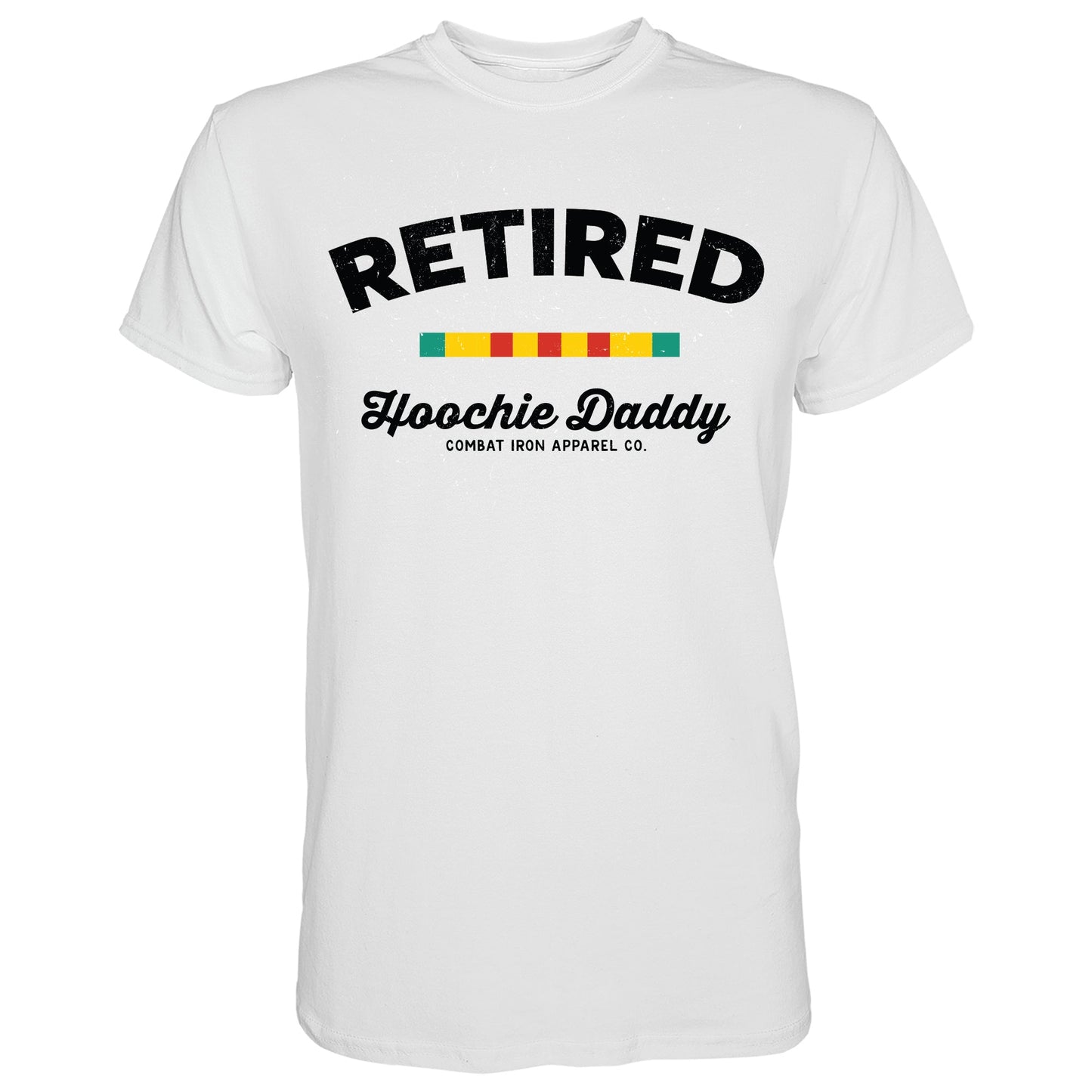 Retired Hoochie Daddy Veteran Ribbons Men's T-Shirt