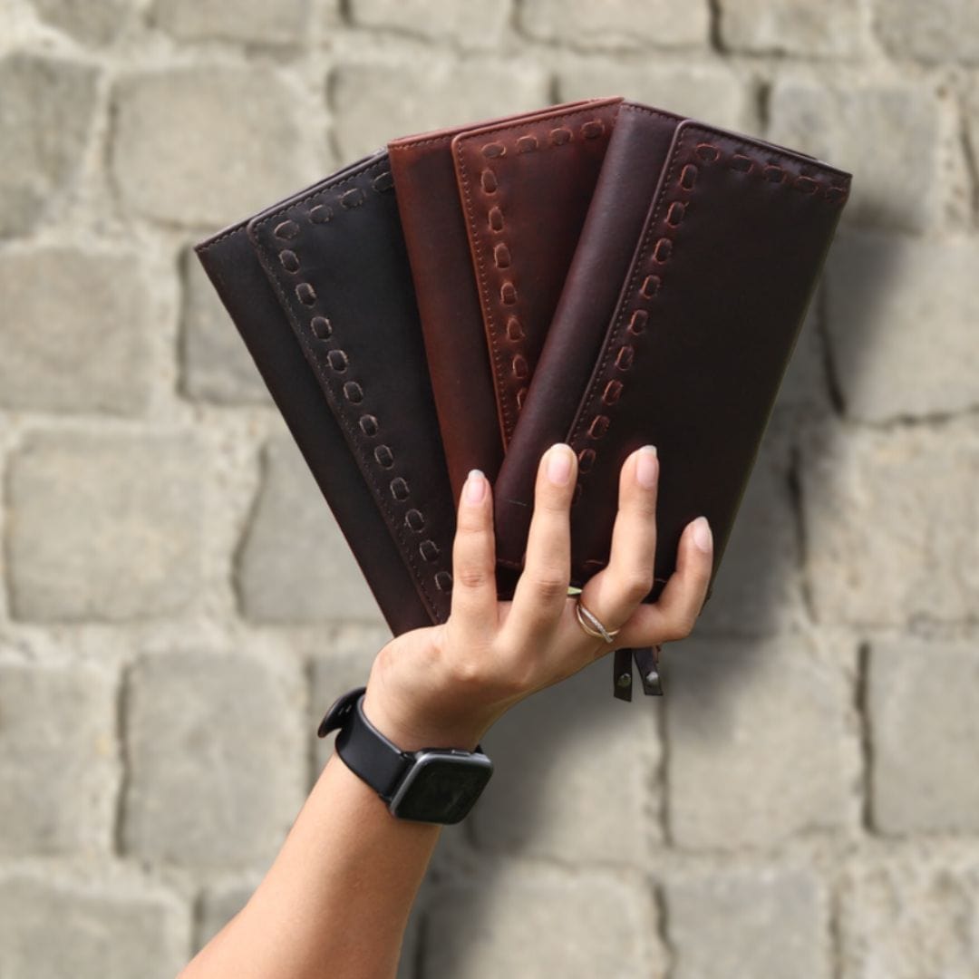 Hope RFID Leather Laced Wallet by Lady Conceal