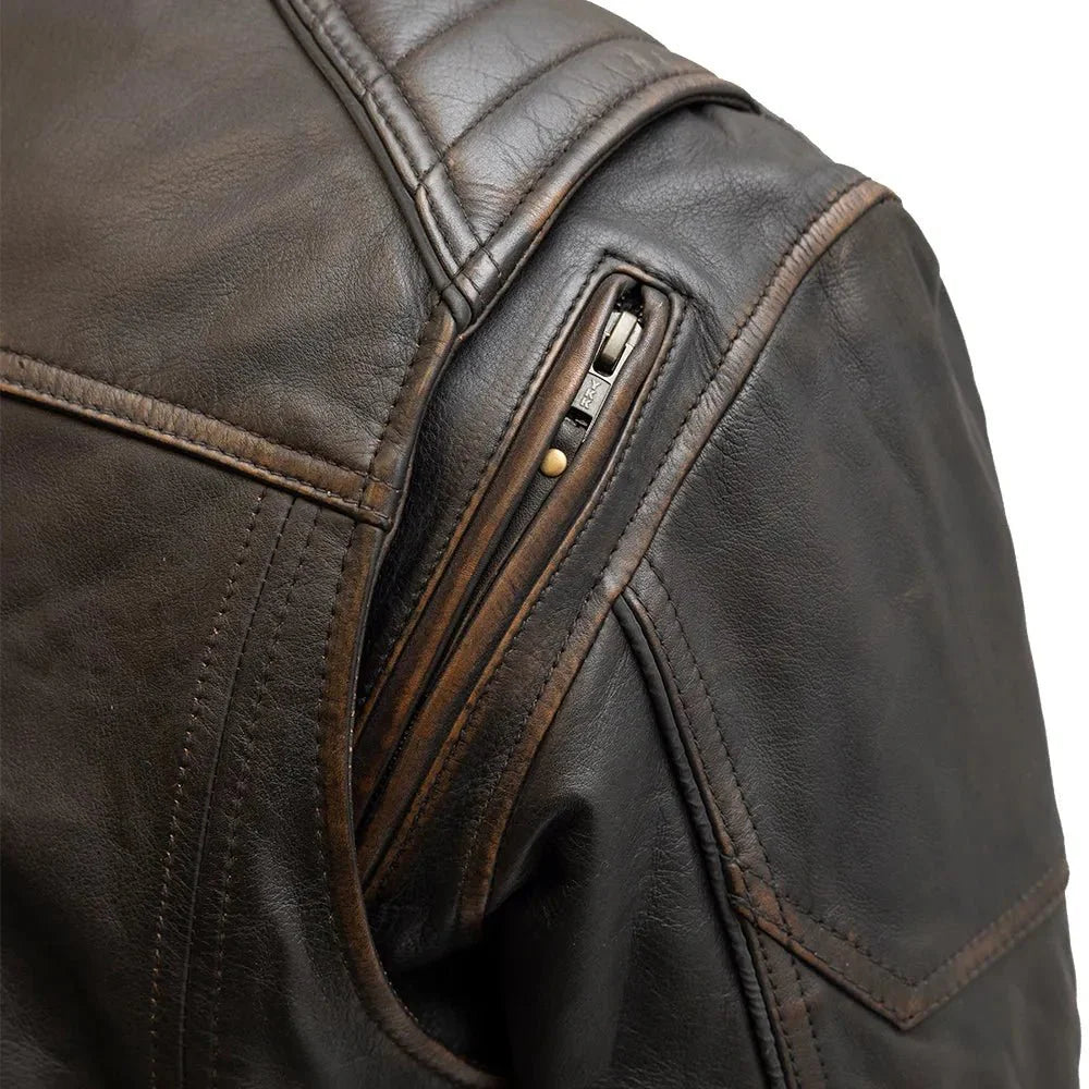 Rider Club - Men's Leather Motorcycle Jacket