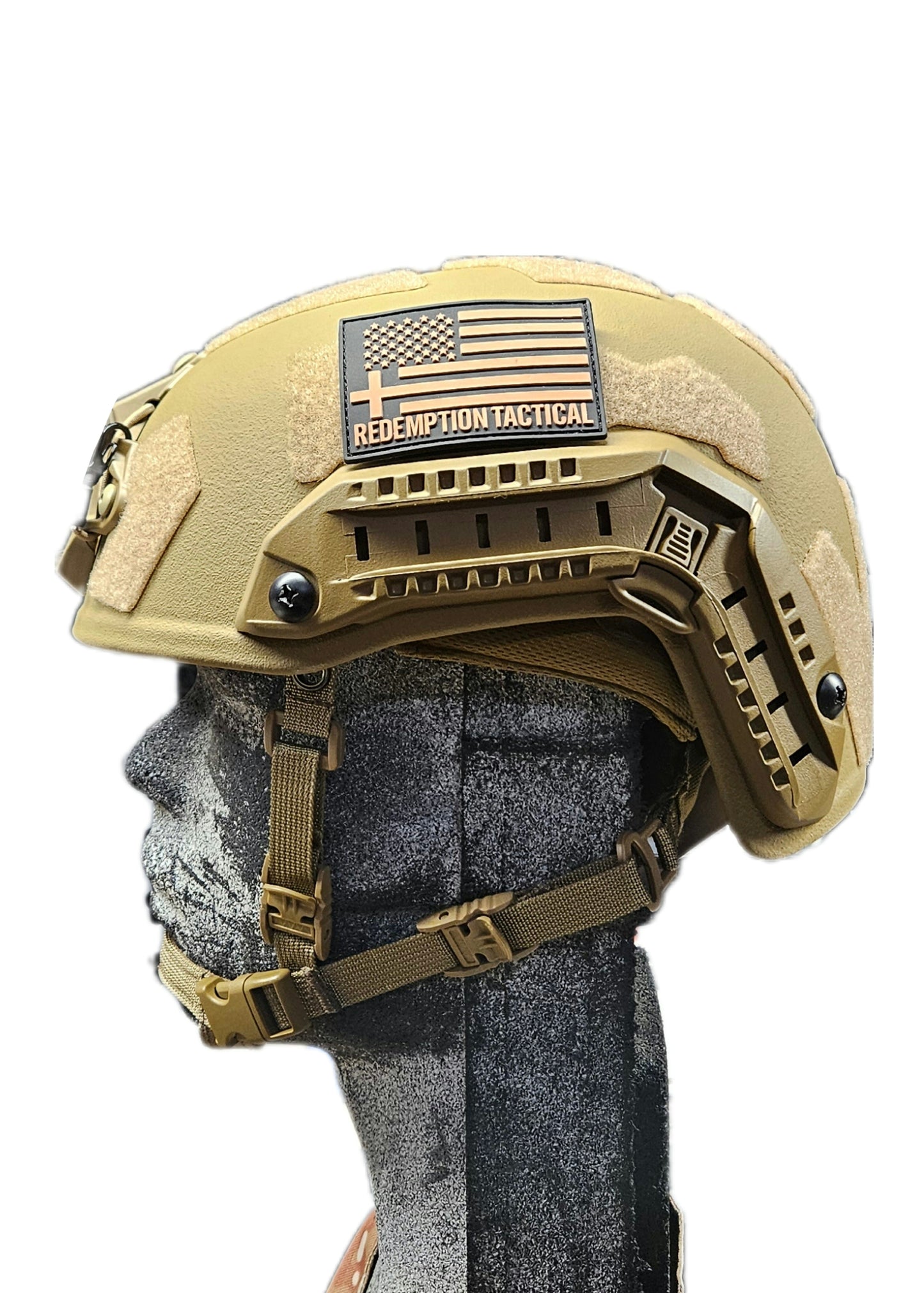 RT2 Ballistic High Cut Helmet: Tested to LEVEL IIIA (Included Arc Rails, Padding, Straps)E617