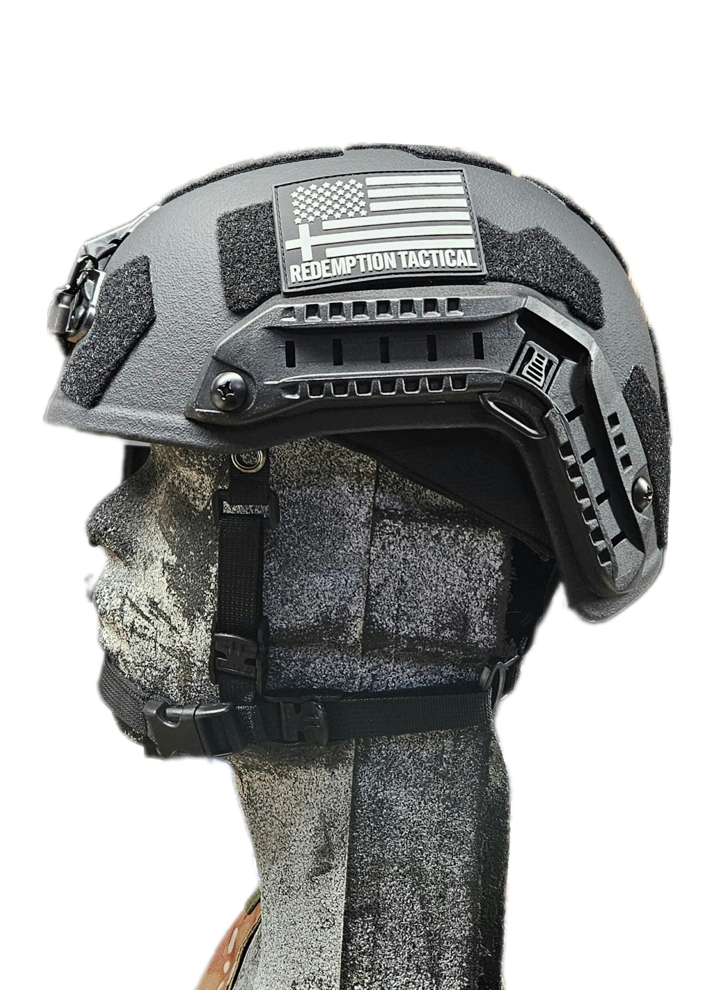 RT2 Ballistic High Cut Helmet: Tested to LEVEL IIIA (Included Arc Rails, Padding, Straps)E617