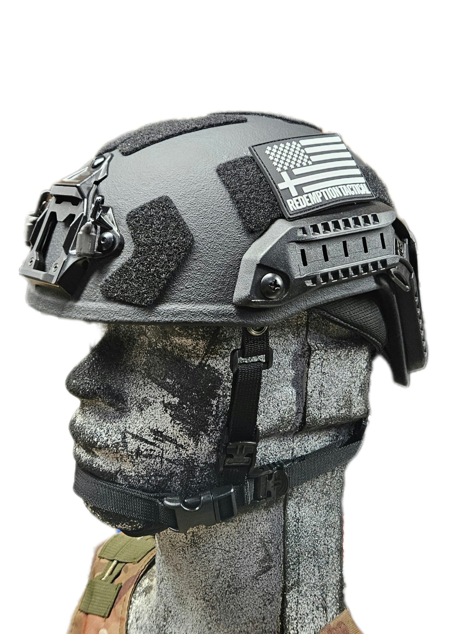 RT2 Ballistic High Cut Helmet: Tested to LEVEL IIIA (Included Arc Rails, Padding, Straps)E617