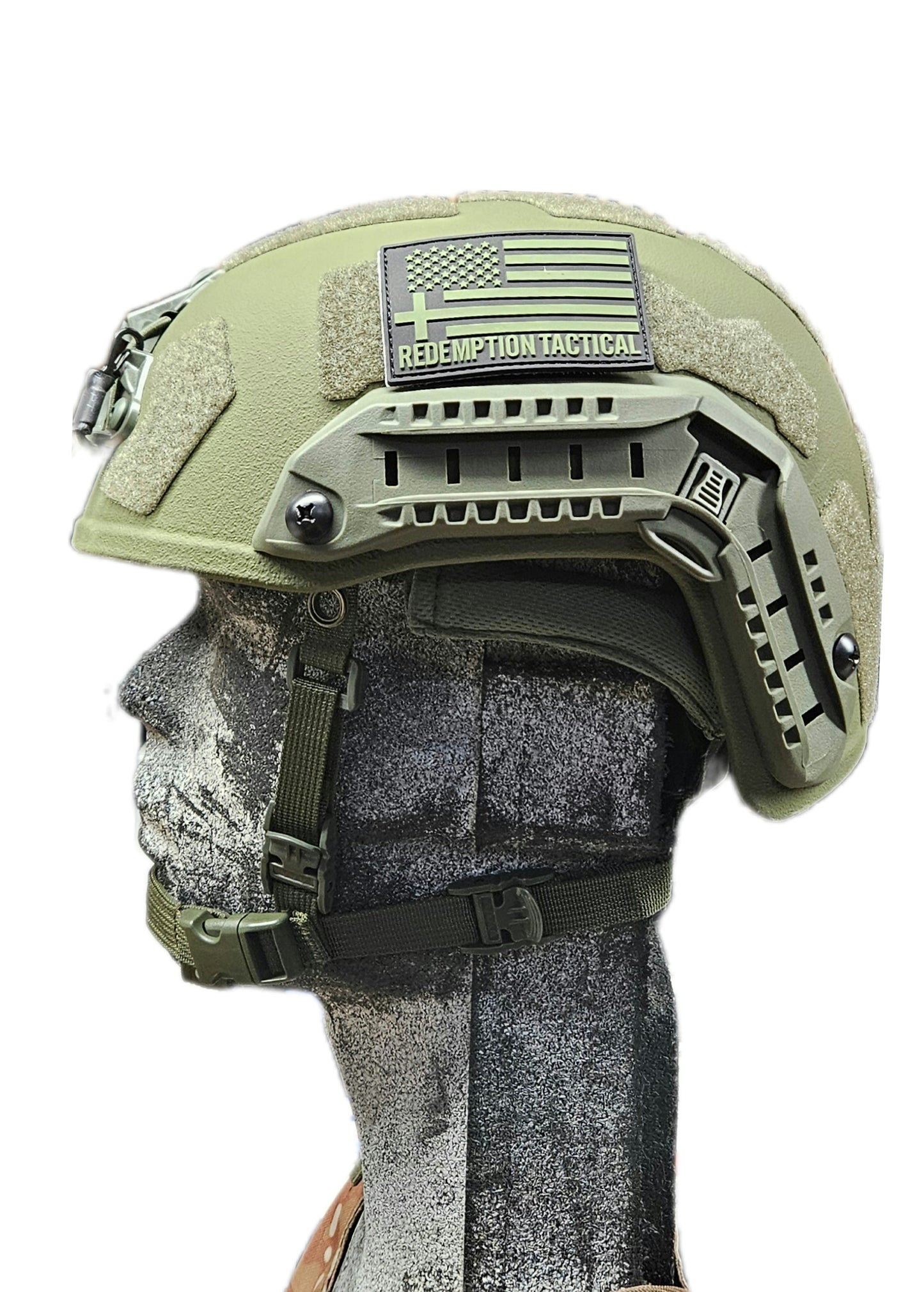 RT2 Ballistic High Cut Helmet: Tested to LEVEL IIIA (Included Arc Rails, Padding, Straps)E617