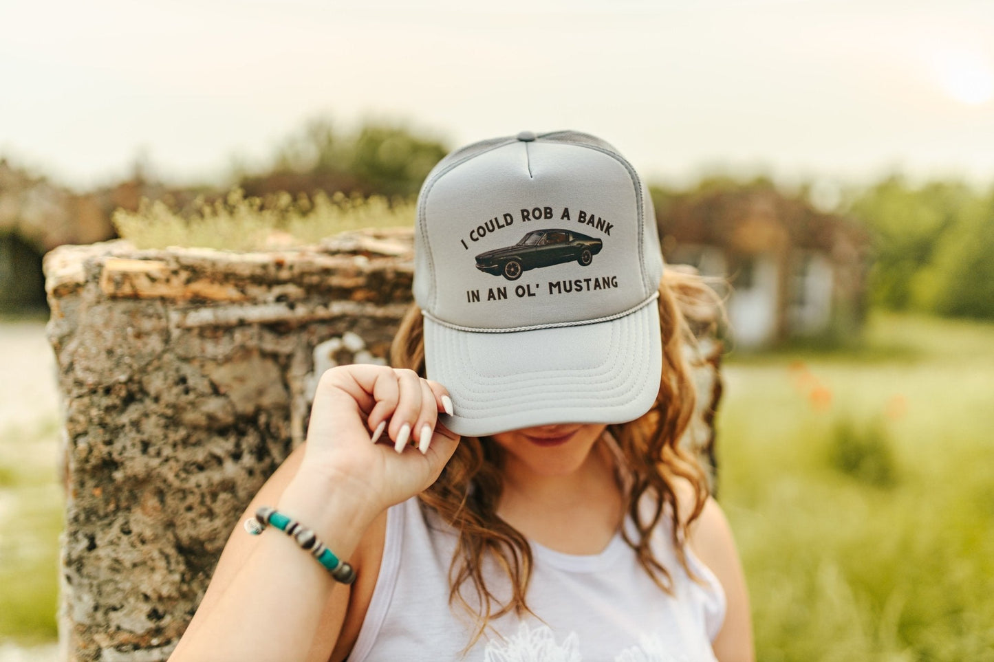 Rob A Bank Trucker Hat