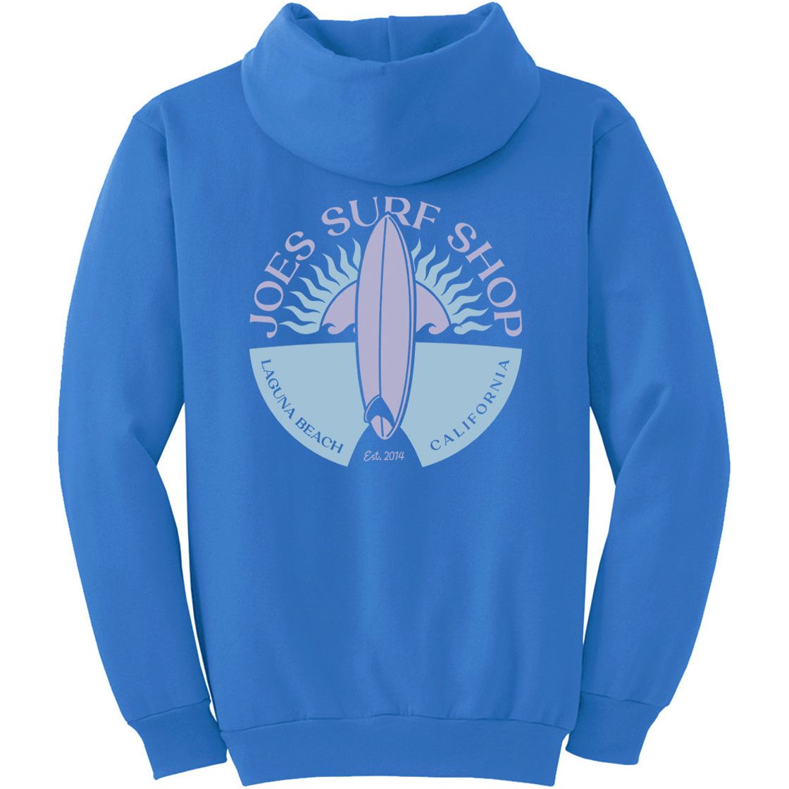 Joe's Surf Shop Sunset Scene Pullover Surf Hoodie