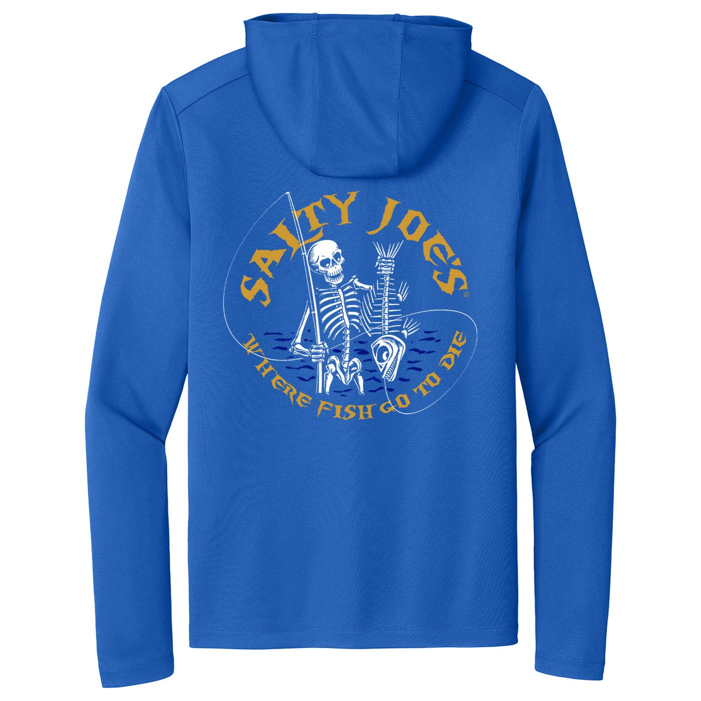 Salty Joe's Fishin' Bones Hooded Sun Shirt