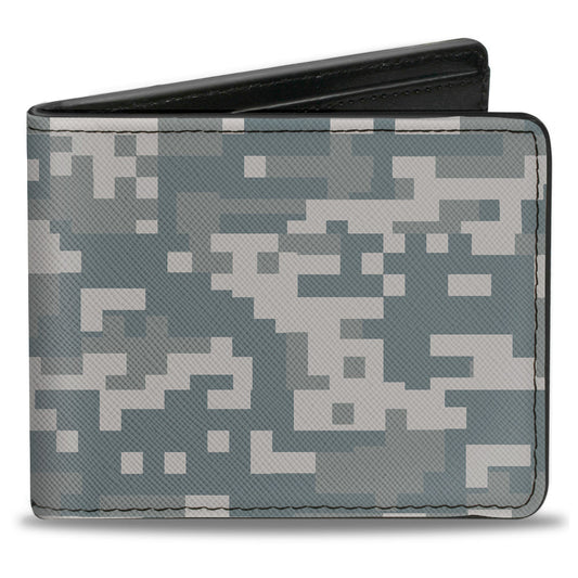 Bi-Fold Wallet - Digital Camo2 Grays