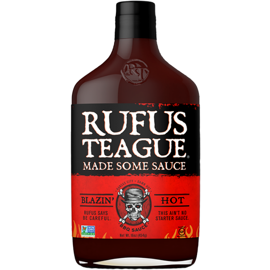 Rufus Teague Blazin' Hot Barbecue Sauce 16 oz.