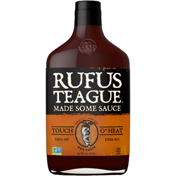 Rufus Teague Touch O' Heat Barbecue Sauce 16 oz.