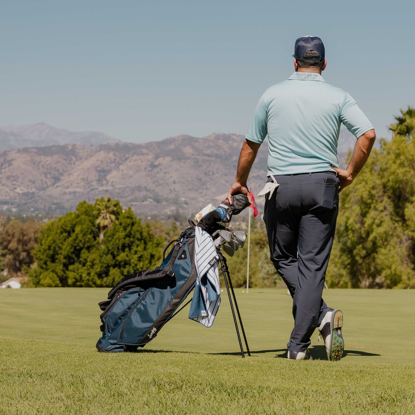 Ryder | Navy Blue Lightweight Stand Bag