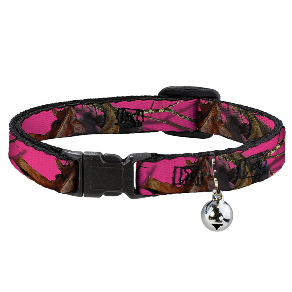 Cat Collar Breakaway - Mossy Oak Country Roots Camo Fuchsia