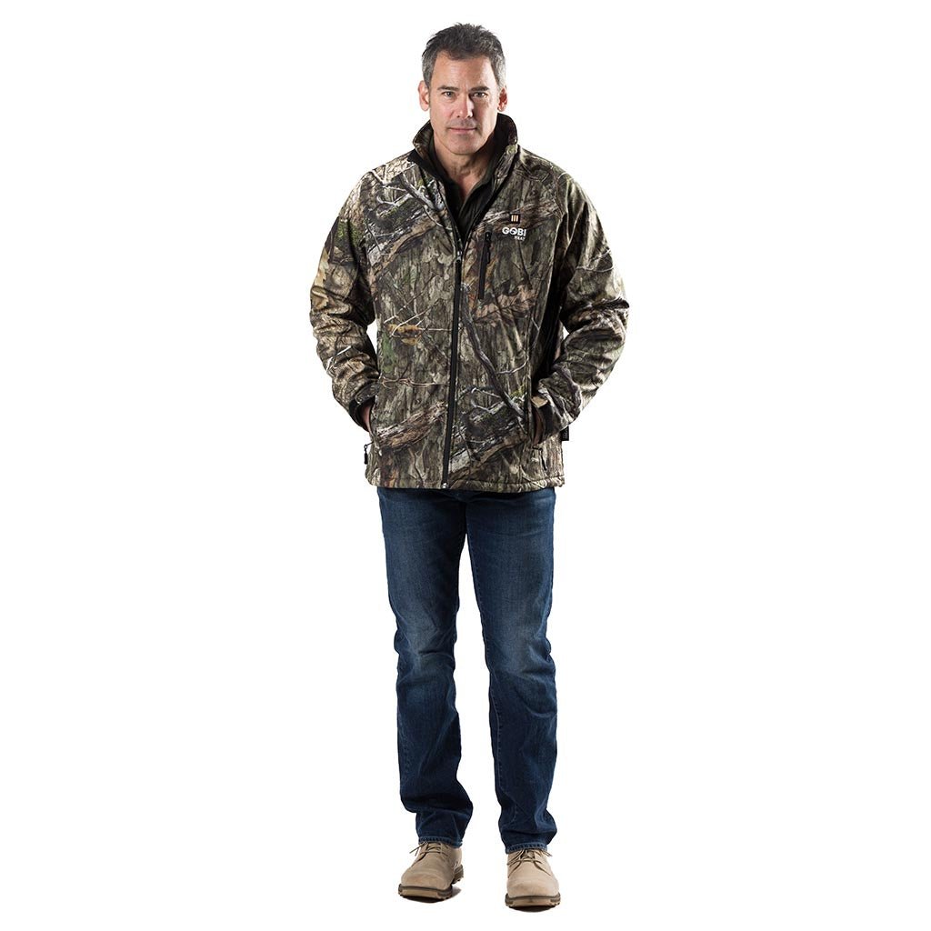 Sahara Heated Hunting Jacket - Mossy Oak Camo