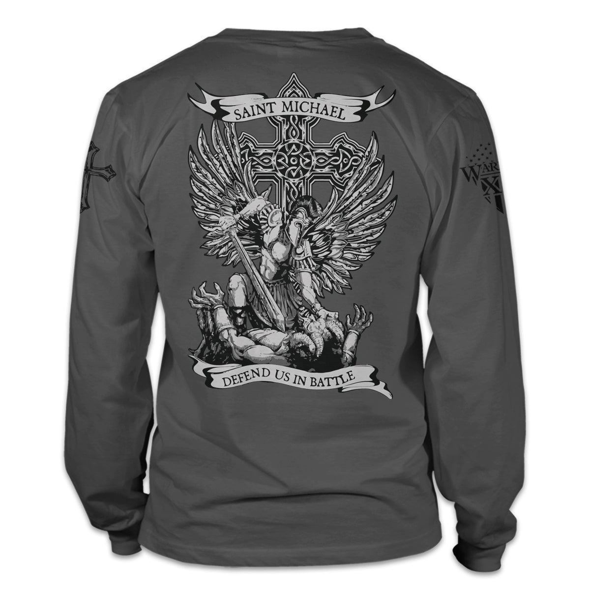 Saint Michael Defend Us Long Sleeve