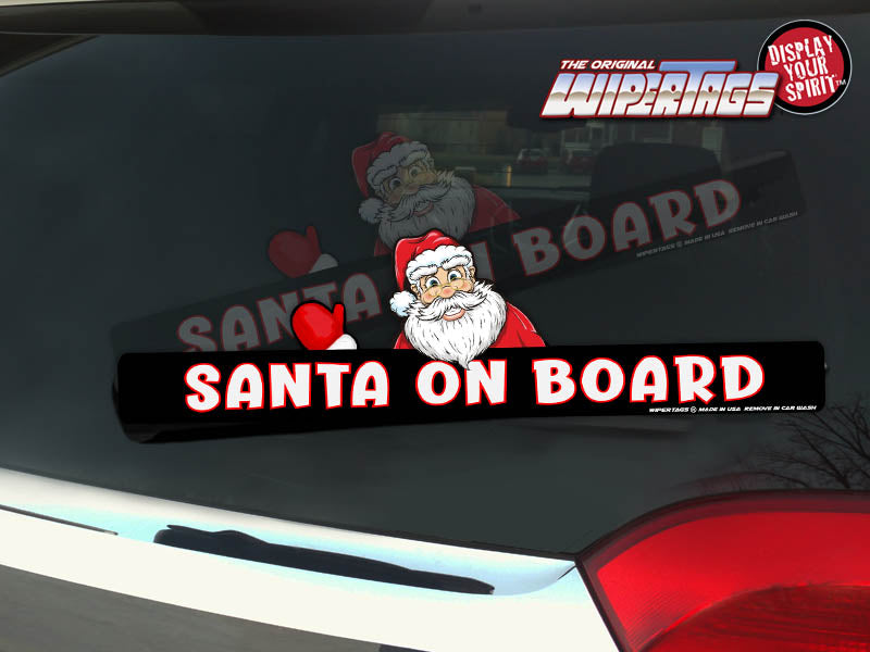 Santa on Board WiperTags