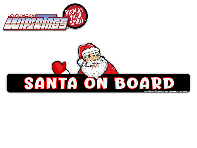 Santa on Board WiperTags