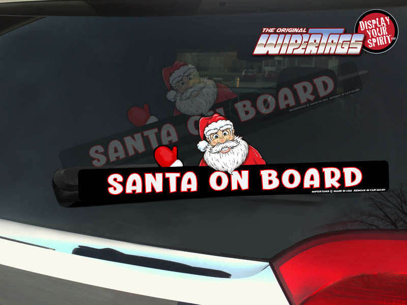 Santa on Board WiperTags