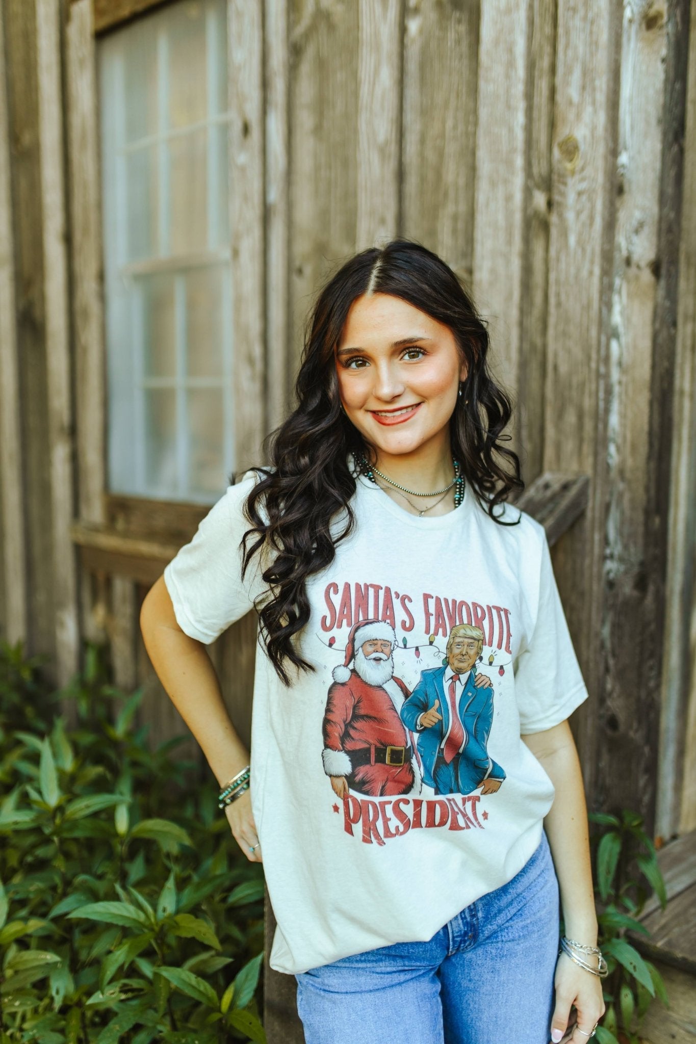 Santas Favorite President Graphic Tee