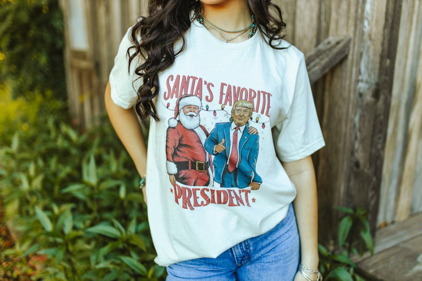 Santas Favorite President Graphic Tee