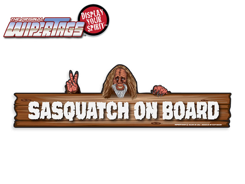 Sasquatch on Board WiperTags