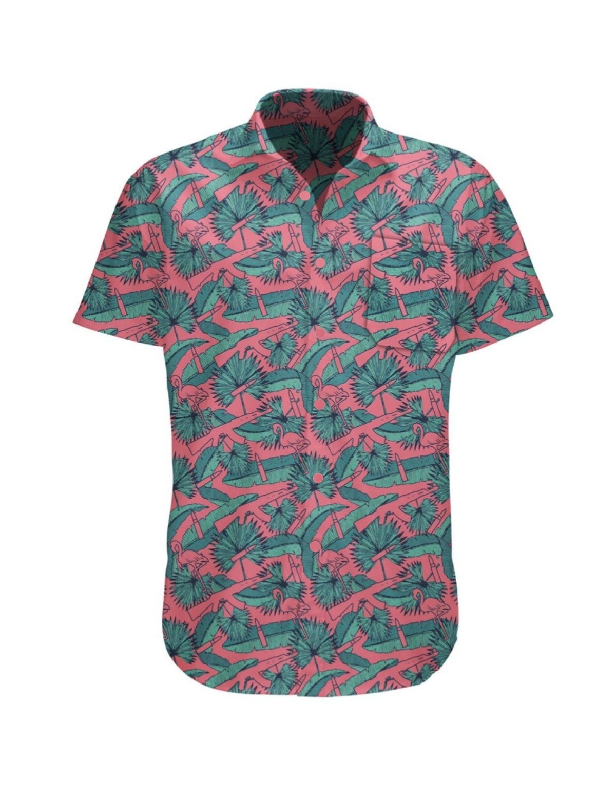 AK Tropical Button-up