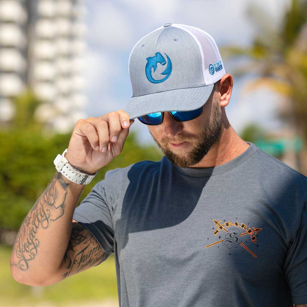 Circling Hammerhead Shark Trucker Hat