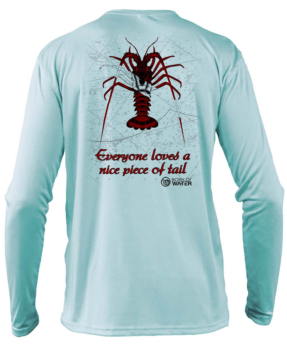 Scuba Diving UV UPF+ 50 Long Sleeve Shirt: Lobster