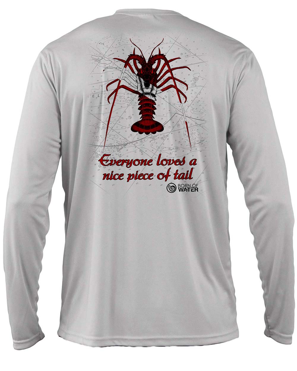 Scuba Diving UV UPF+ 50 Long Sleeve Shirt: Lobster