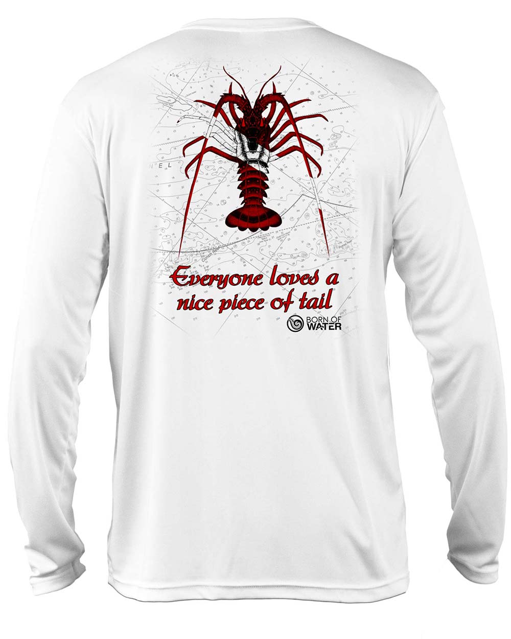 Scuba Diving UV UPF+ 50 Long Sleeve Shirt: Lobster