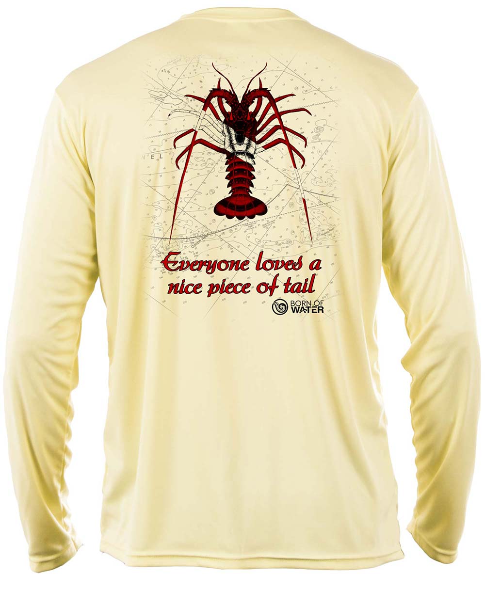 Scuba Diving UV UPF+ 50 Long Sleeve Shirt: Lobster