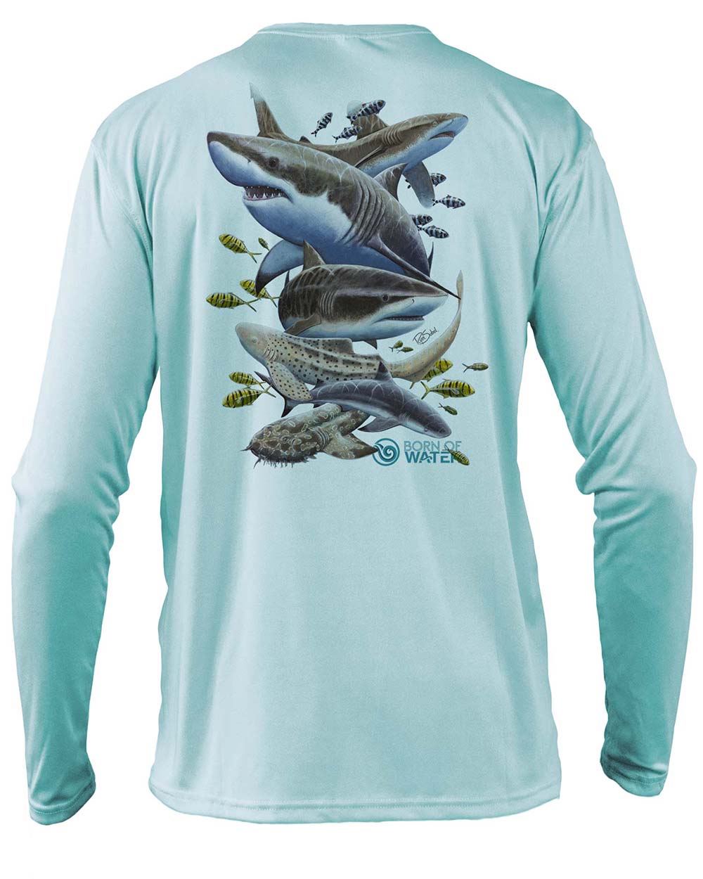 Shark Scuba Diving UV UPF+ 50 Shirt: Misunderstood Beauty