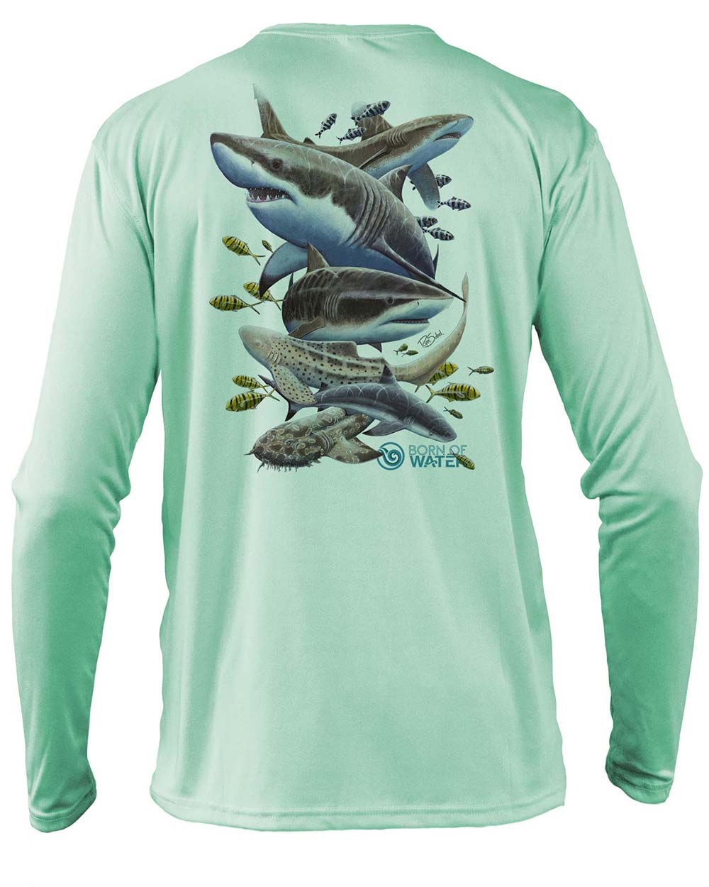 Shark Scuba Diving UV UPF+ 50 Shirt: Misunderstood Beauty