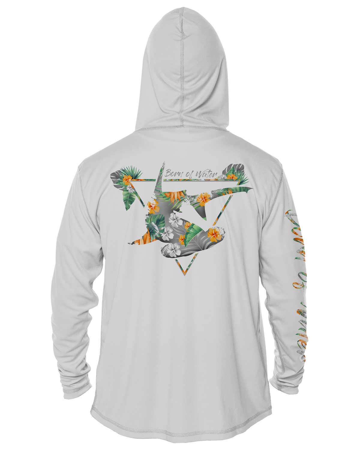 Tropical Hammerhead Shark Scuba Diving UV UV/UPF 50+ Long Sleeve Hoodie