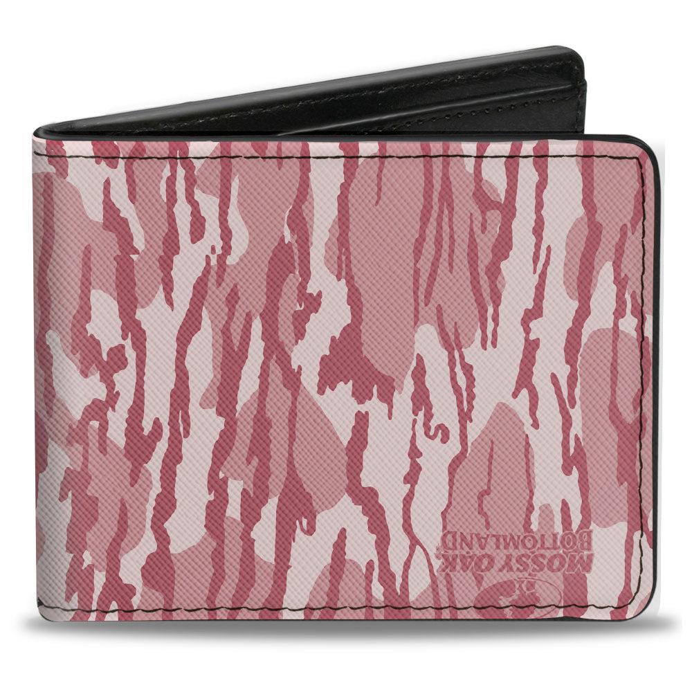 Bi-Fold Wallet - Mossy Oak Bottomland Camo Pinks