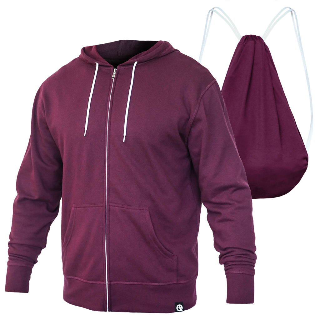 Hero Hoodie Lite (Burgundy)