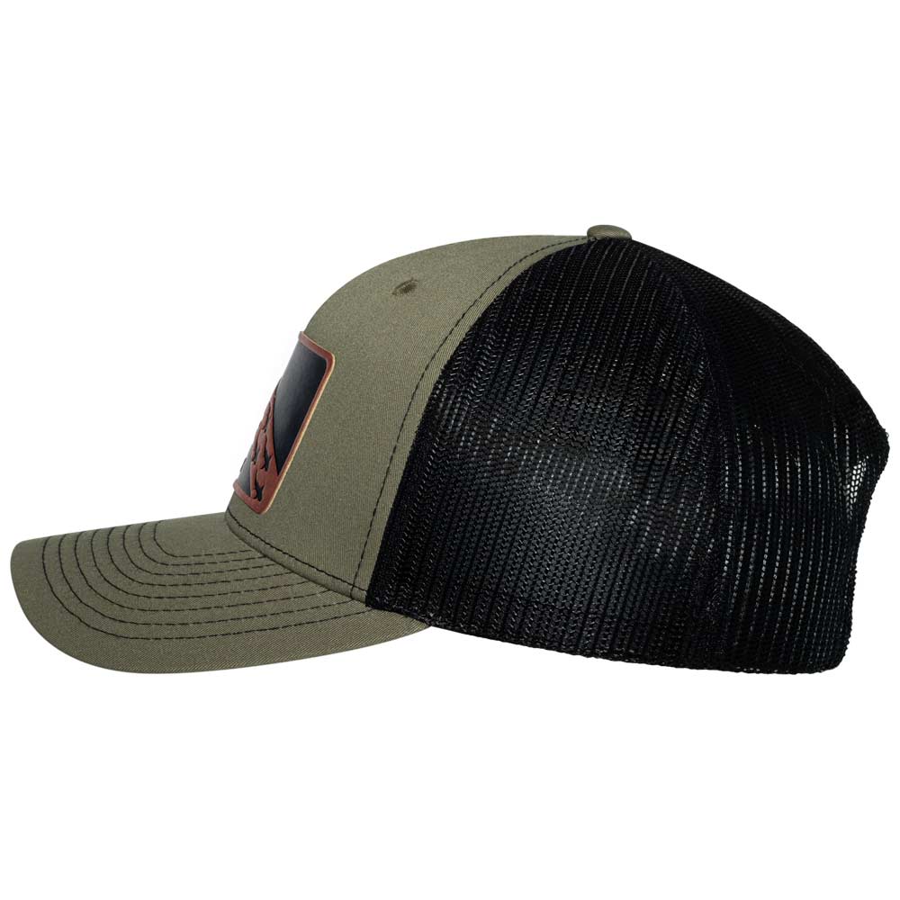 Dive Flag Shark Shiver Leather Patch Hat