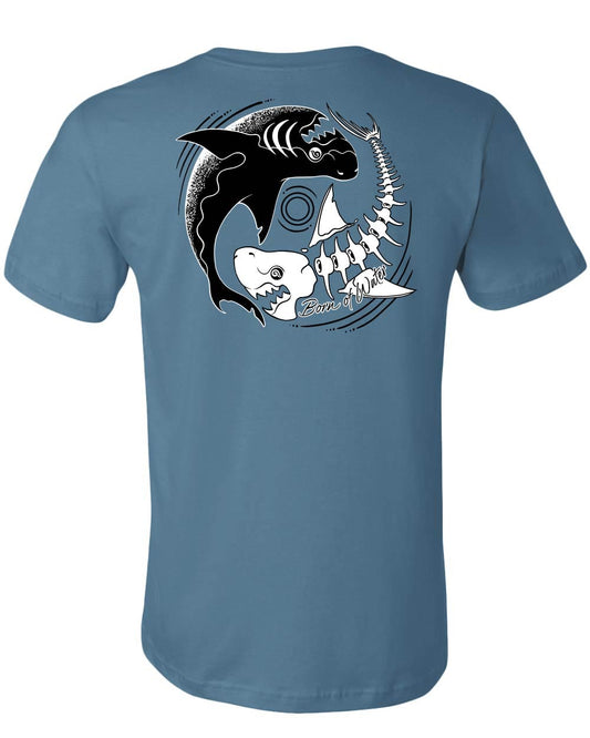 Taijitu Sharks - Yin & Yang Scuba Diving T-Shirt